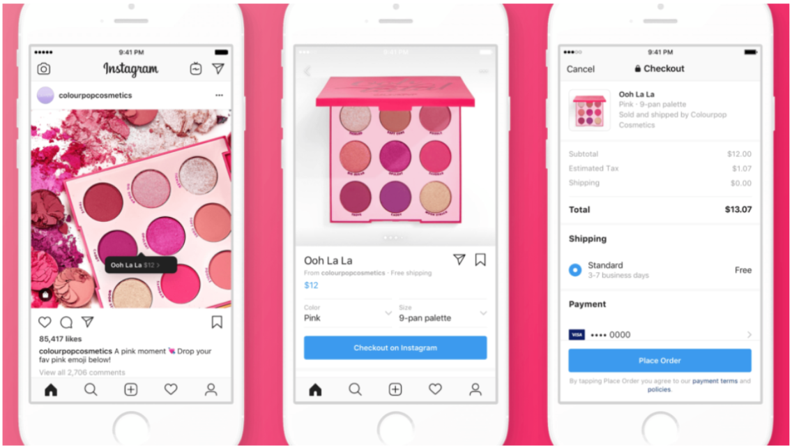 example for Instagram Checkout
