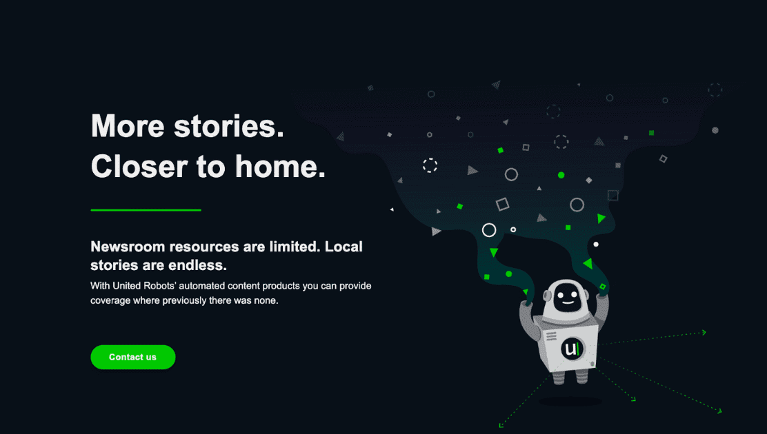United Robots Website