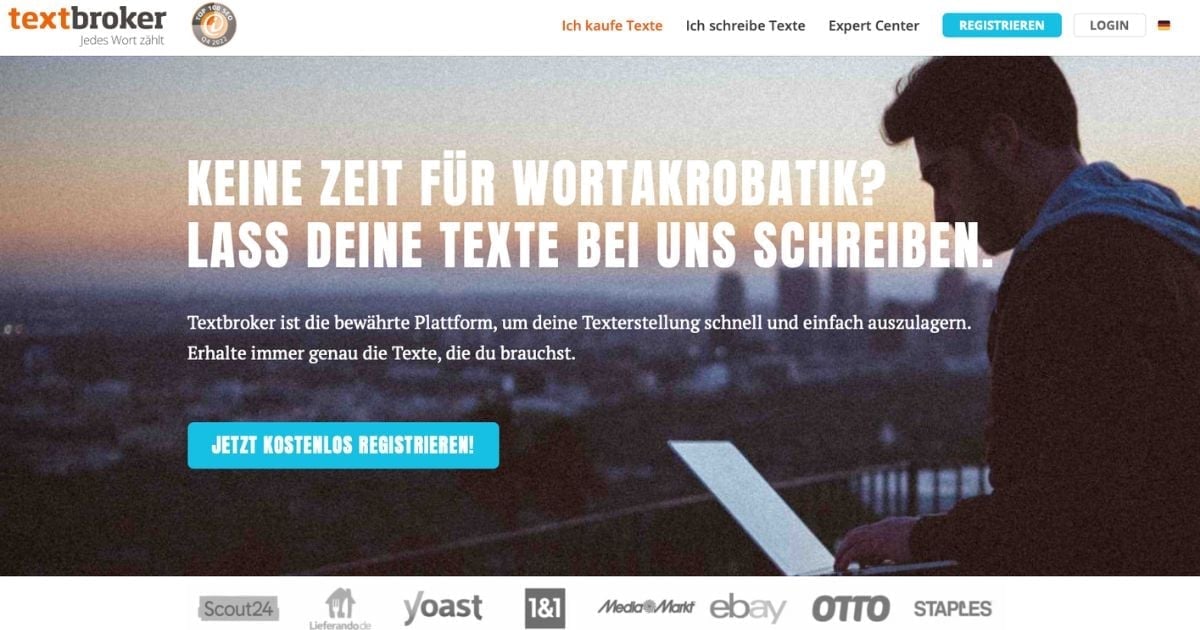 Textbroker.de als Schwergewicht unter Textagenturen